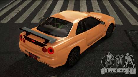 Nissan Skyline R34 Qomafon для GTA 4