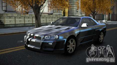 Nissan Skyline R34 Terjam S3 для GTA 4