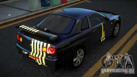 Nissan Skyline R34 Terjam S2 для GTA 4
