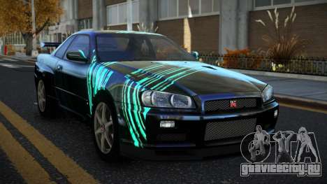Nissan Skyline R34 Terjam S1 для GTA 4