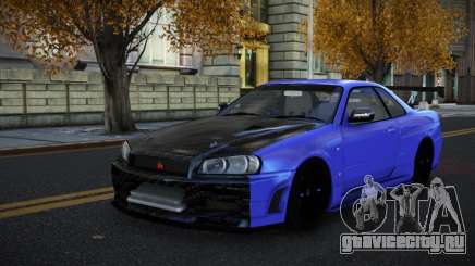 Nissan Skyline R34 Aniz для GTA 4