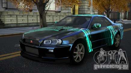 Nissan Skyline R34 Terjam S1 для GTA 4