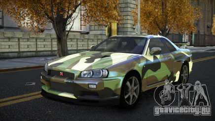 Nissan Skyline R34 Terjam S11 для GTA 4