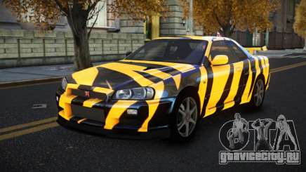 Nissan Skyline R34 Terjam S14 для GTA 4