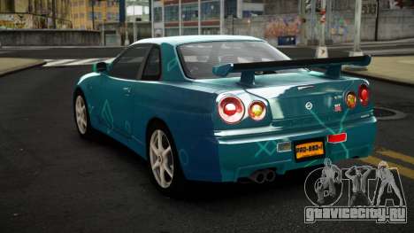 Nissan Skyline R34 Nalyntiny S6 для GTA 4