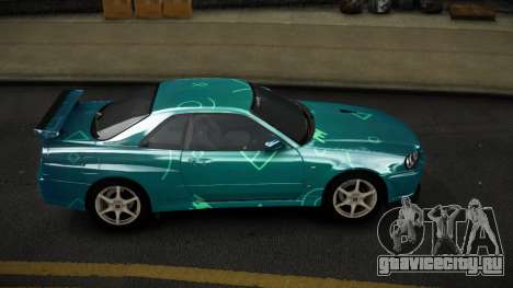Nissan Skyline R34 Nalyntiny S6 для GTA 4