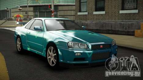Nissan Skyline R34 Nalyntiny S6 для GTA 4