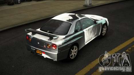 Nissan Skyline R34 Nalyntiny S4 для GTA 4