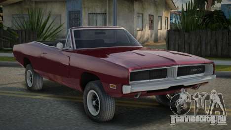 1969 Dodge Charger RT Convertible для GTA San Andreas
