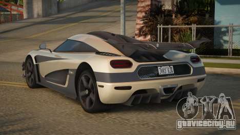 Koenigsegg One Amcase для GTA San Andreas