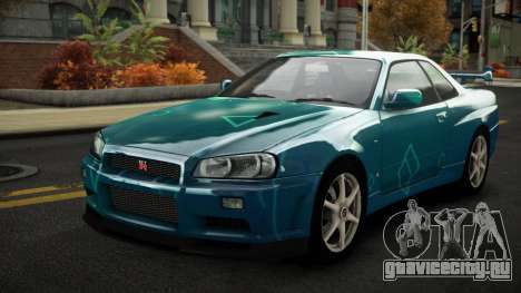 Nissan Skyline R34 Nalyntiny S6 для GTA 4