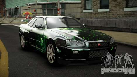 Nissan Skyline R34 Nalyntiny S3 для GTA 4