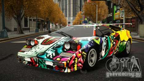 Lamborghini Countach Ellain S4 для GTA 4