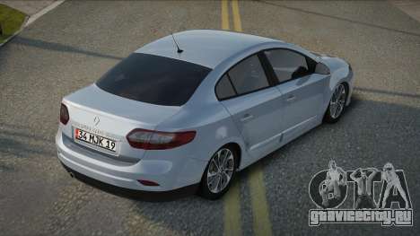 Renault Fluence Geloora для GTA San Andreas