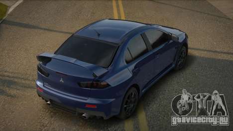 Mitsubishi Lancer Evolution X V1.1 для GTA San Andreas