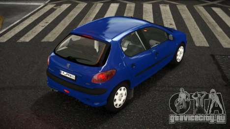 Peugeot 206 Hazopoj для GTA 4