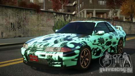 Nissan Skyline R32 Leca S2 для GTA 4