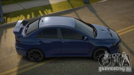 Mitsubishi Lancer Evolution X V1.1 для GTA San Andreas