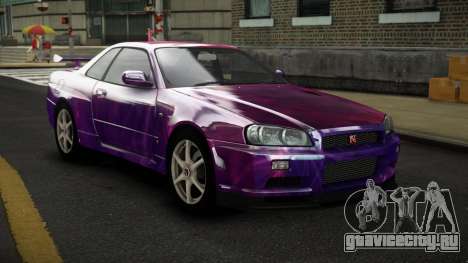 Nissan Skyline R34 Nalyntiny S8 для GTA 4