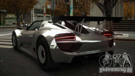 Porsche 918 Zasije для GTA 4