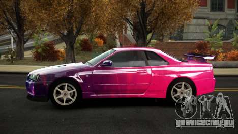 Nissan Skyline R34 Nalyntiny S8 для GTA 4