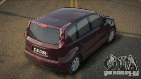 2007 Nissan Note E11 (optimized model) для GTA San Andreas