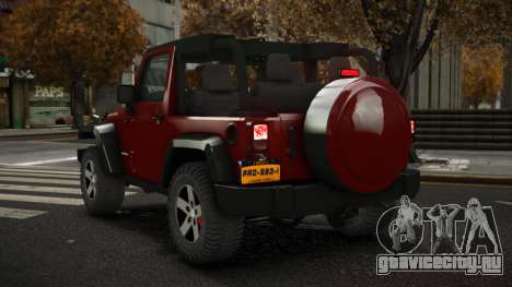 Jeep Wrangler Tozejured для GTA 4
