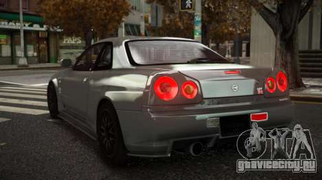 Nissan Skyline R34 Vepej для GTA 4