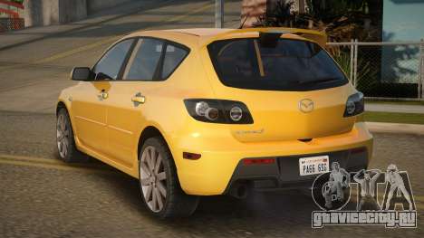 Mazda 3 Thetana для GTA San Andreas