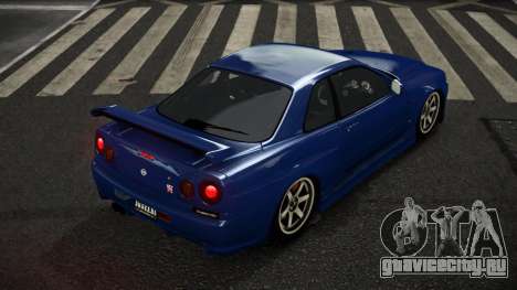 Nissan Skyline R34 Pogyib для GTA 4