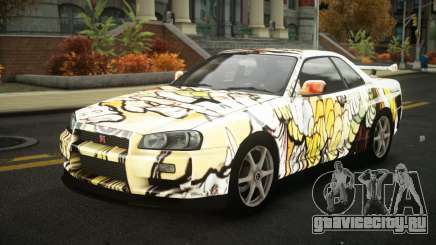 Nissan Skyline R34 Nalyntiny S2 для GTA 4