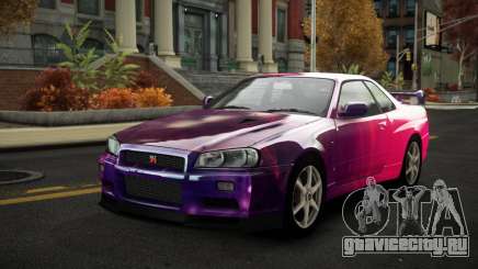 Nissan Skyline R34 Nalyntiny S8 для GTA 4