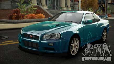 Nissan Skyline R34 Nalyntiny S6 для GTA 4