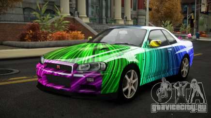 Nissan Skyline R34 Nalyntiny S9 для GTA 4