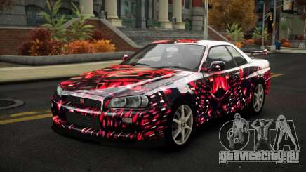 Nissan Skyline R34 Nalyntiny S14 для GTA 4