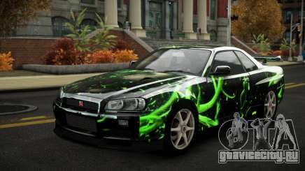 Nissan Skyline R34 Nalyntiny S3 для GTA 4