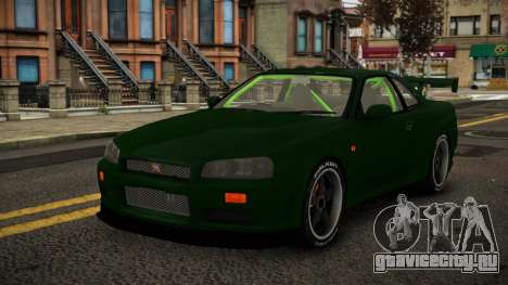 Nissan Skyline R34 Yuvfopi для GTA 4