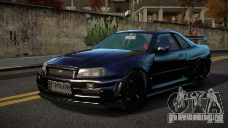 Nissan Skyline R34 Mirvavixe для GTA 4