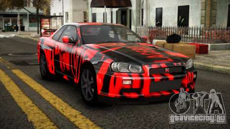 Nissan Skyline R34 Erxah S8 для GTA 4