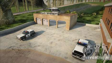 Служебные авто в участке Диллимор для GTA San Andreas