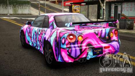 Nissan Skyline R34 Erxah S14 для GTA 4