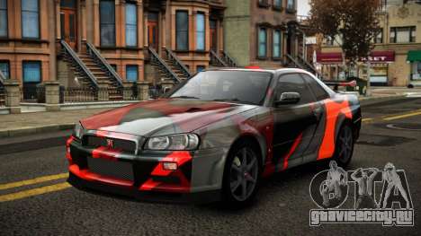 Nissan Skyline R34 Erxah S7 для GTA 4