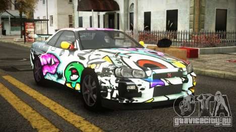 Nissan Skyline R34 Erxah S13 для GTA 4