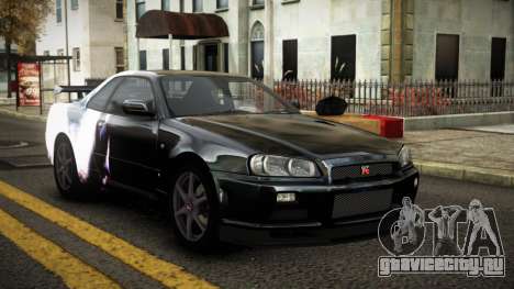 Nissan Skyline R34 Erxah S11 для GTA 4