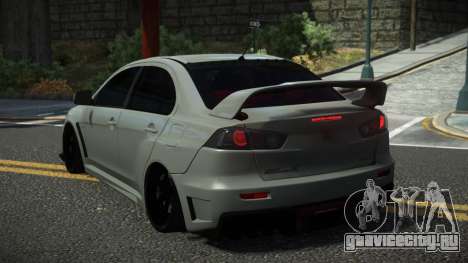Mitsubishi Lancer Evolution X Deixe для GTA 4
