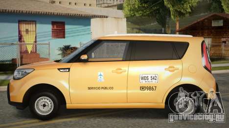 Kia Soul Taxi 15th для GTA San Andreas