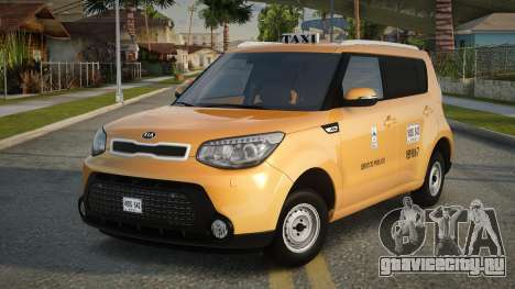 Kia Soul Taxi 15th для GTA San Andreas