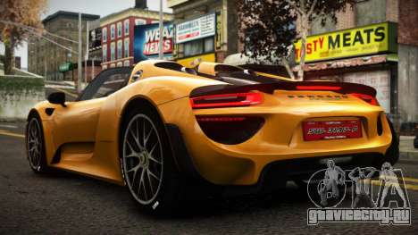 Porsche 918 Gujara для GTA 4