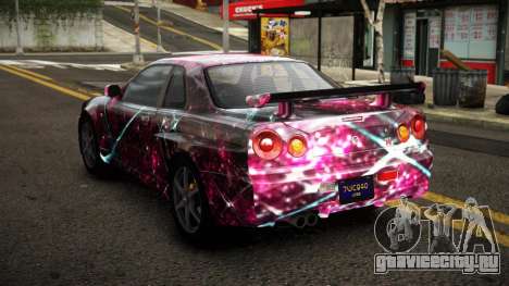 Nissan Skyline R34 Erxah S6 для GTA 4