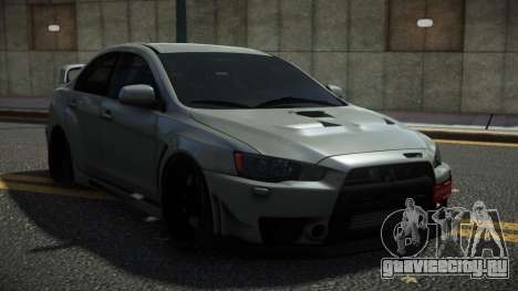 Mitsubishi Lancer Evolution X Deixe для GTA 4